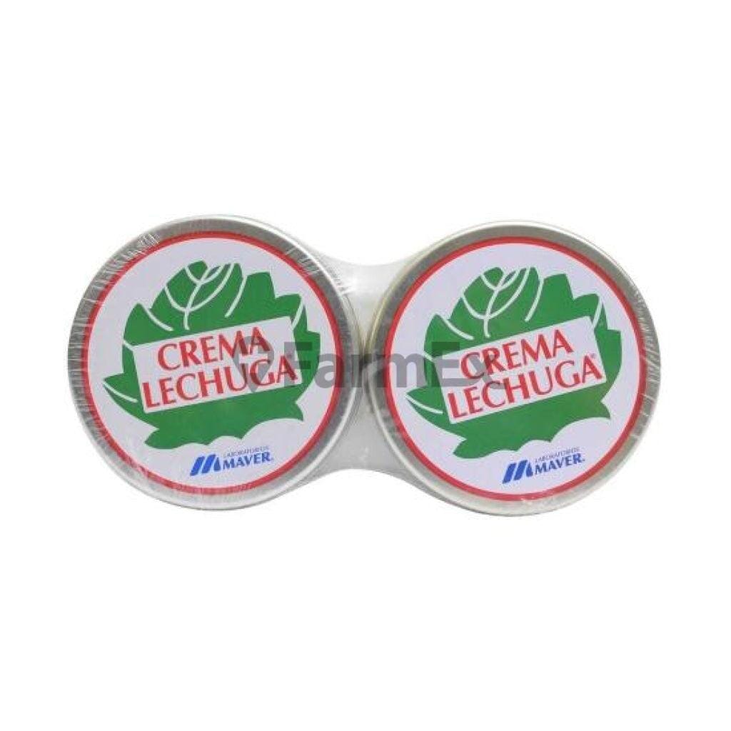 Pack x 2 Crema Lechuga Clásica x 60 mL Farmex-VidaTres-Persistente